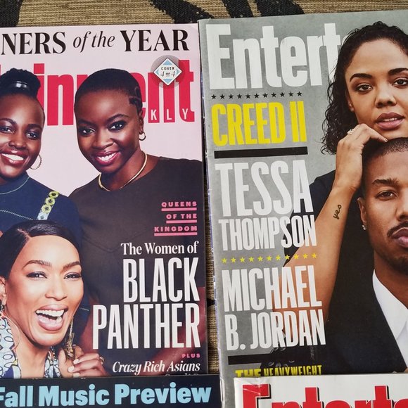 Entertainment Weekly Lot of 6, Avengers, Captain Marvel Deadpool 2 Black Panther - Picture 5 of 8